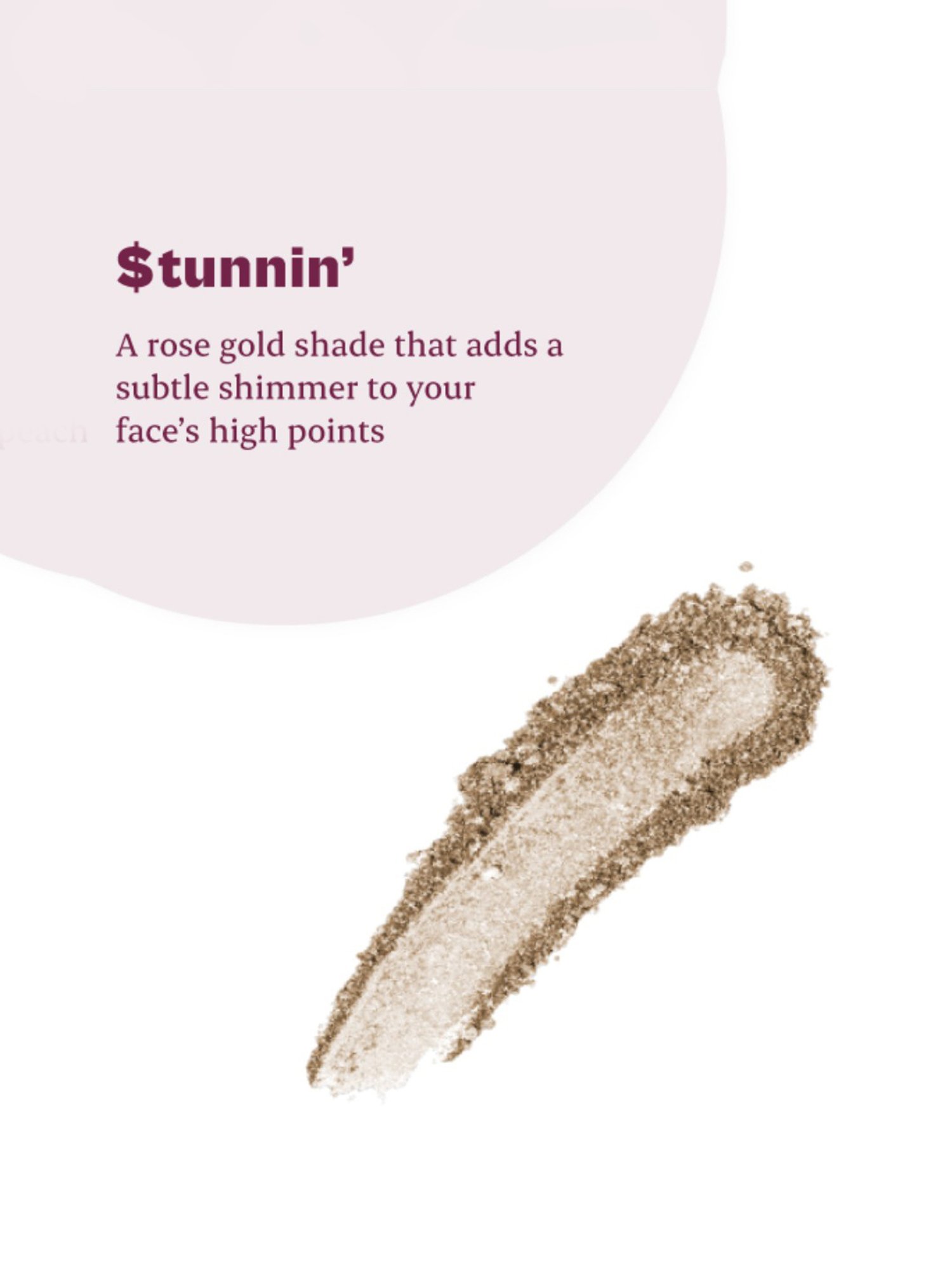 Typsy Beauty Cha Ching Highlighter Stunnin Rose Gold - 8 gm