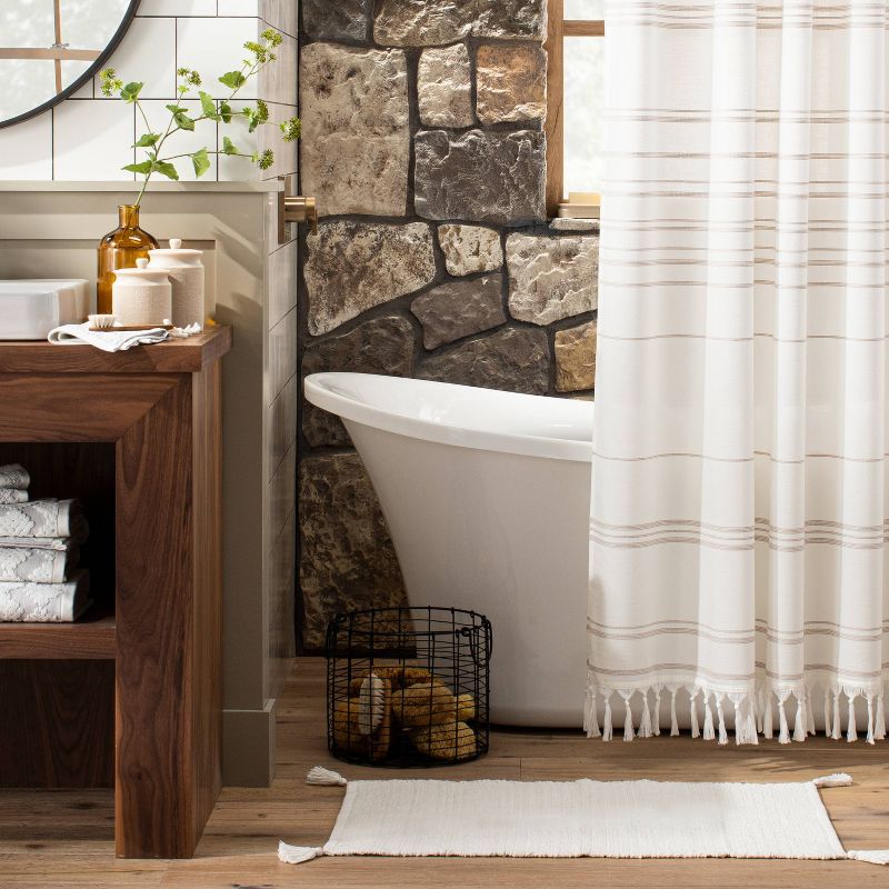 2pc Solid Memory Foam Shag Bath Mat Set Blue - Yorkshire Home