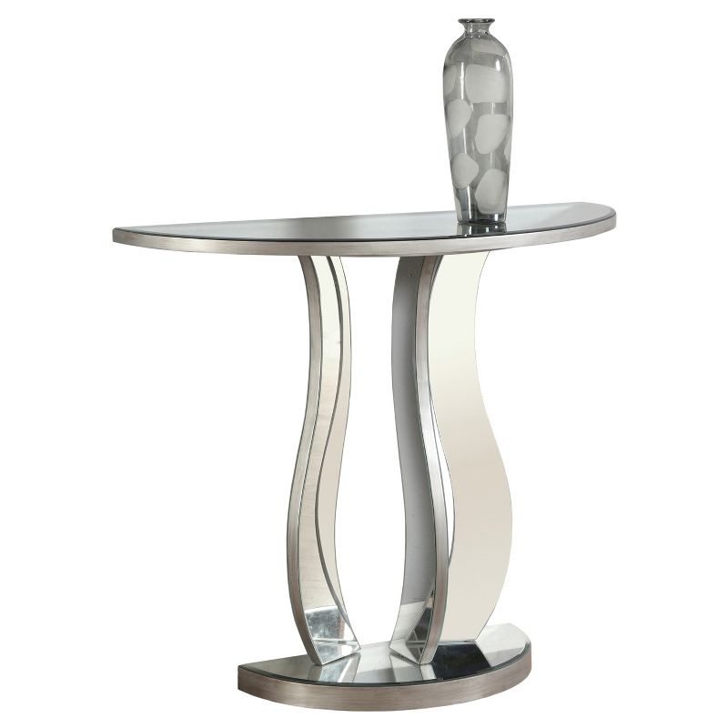 Console Table - 36"L - Brushed Silver - EveryRoom
