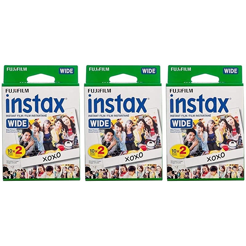 Instant Film White 20 Exposures 3 Boxes