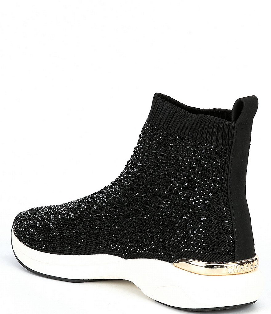Carvela Jibberish Bling Embellished Slip-On Sneakers