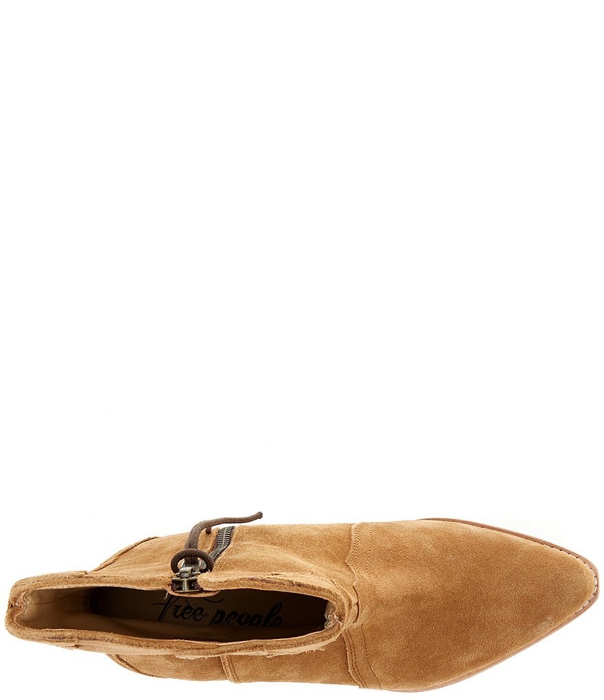Free People New Frontier Suede Western Booties