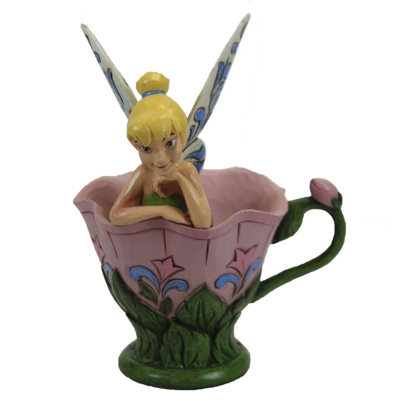 Jim Shore 6.5" A Spot Of Tink Springtime Flower Disney  -  Decorative Figurines