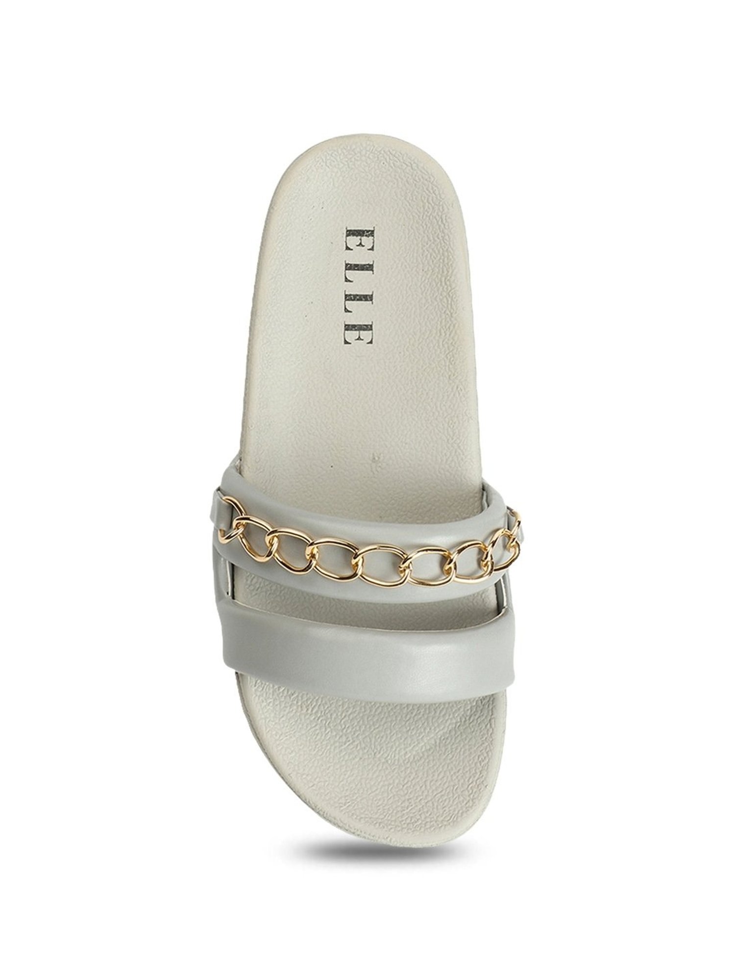 Elle Women's Grey Casual Sandals