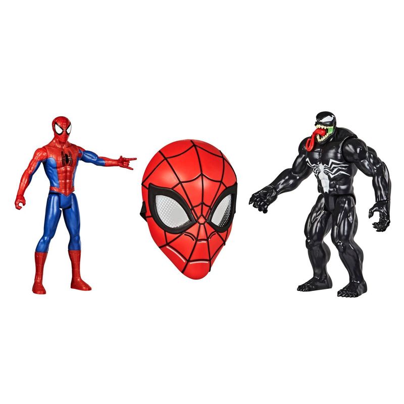 Spider-Man Maximum Venom Titan Hero Spider-Man Vs. Venom