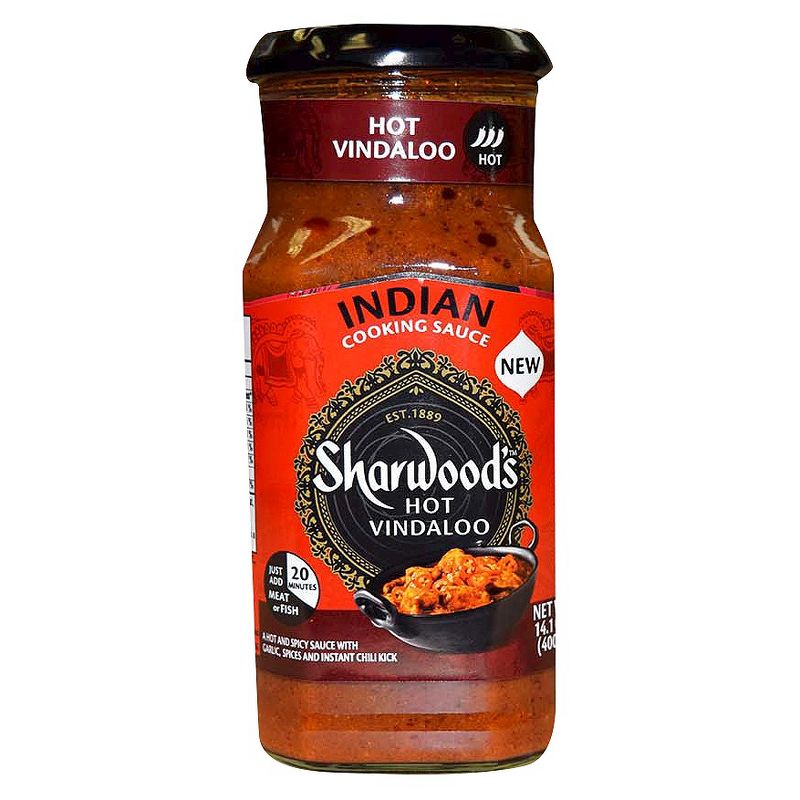 Sharwood's Hot Vindaloo Indian Cooking Sauce 14.1oz