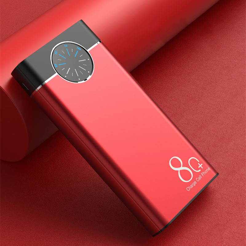 10000mAh Power Bank Large Capacity Digital Display LED Light Dual USB for IPhone Xiaomi Samsung Portable Powerbank Fast Charging