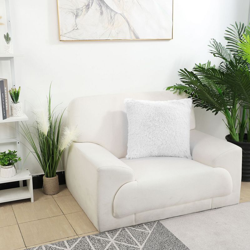 2pk Mina Victory Life Styles Solid Velvet Pillow Covers Brown - Nourison