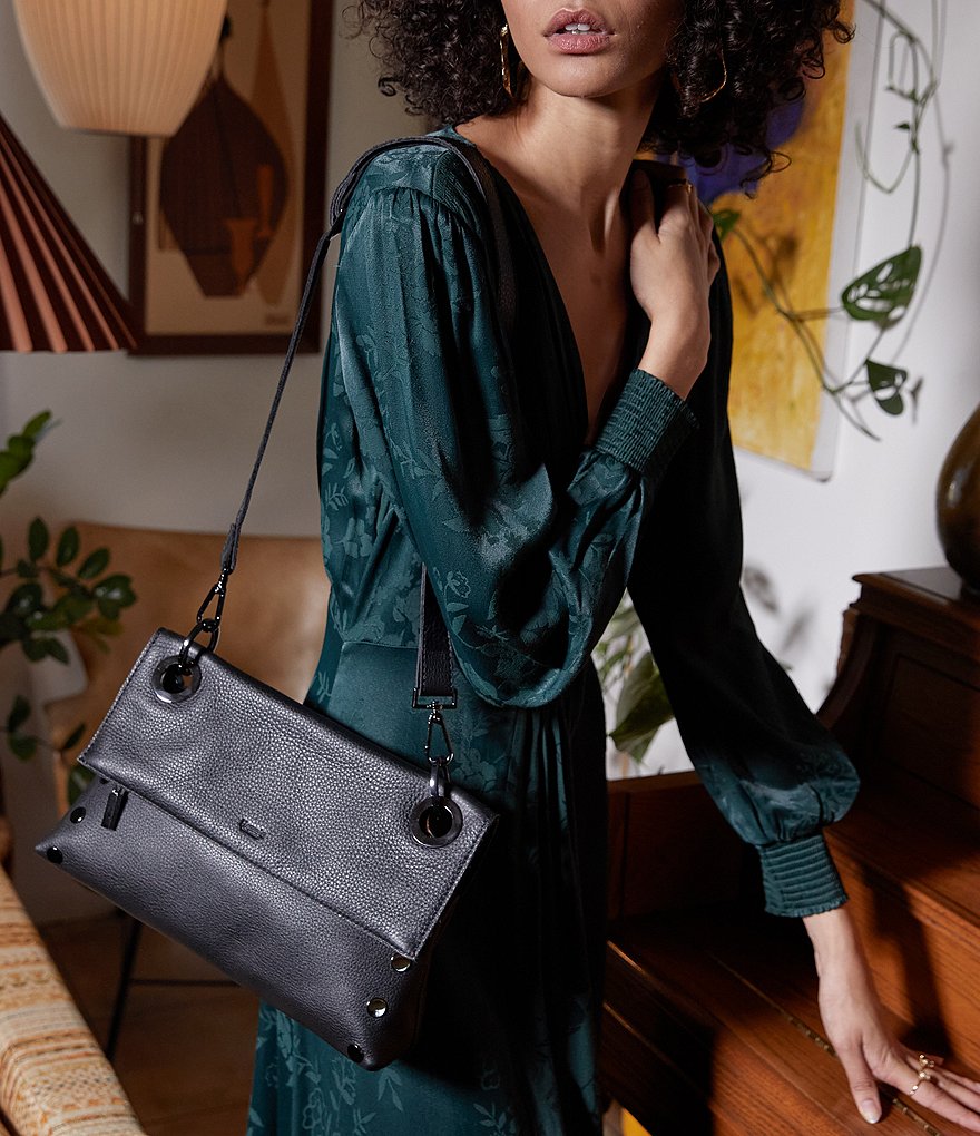 ZAC Zac Posen Belay Iridescent Saddle Crossbody Bag