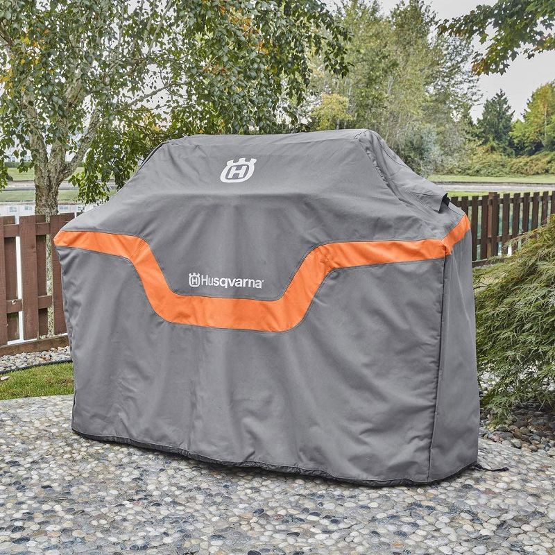 Husqvarna HV-PA-589752701 Gas Charcoal Fabric Interlocking Seam Grill Cover