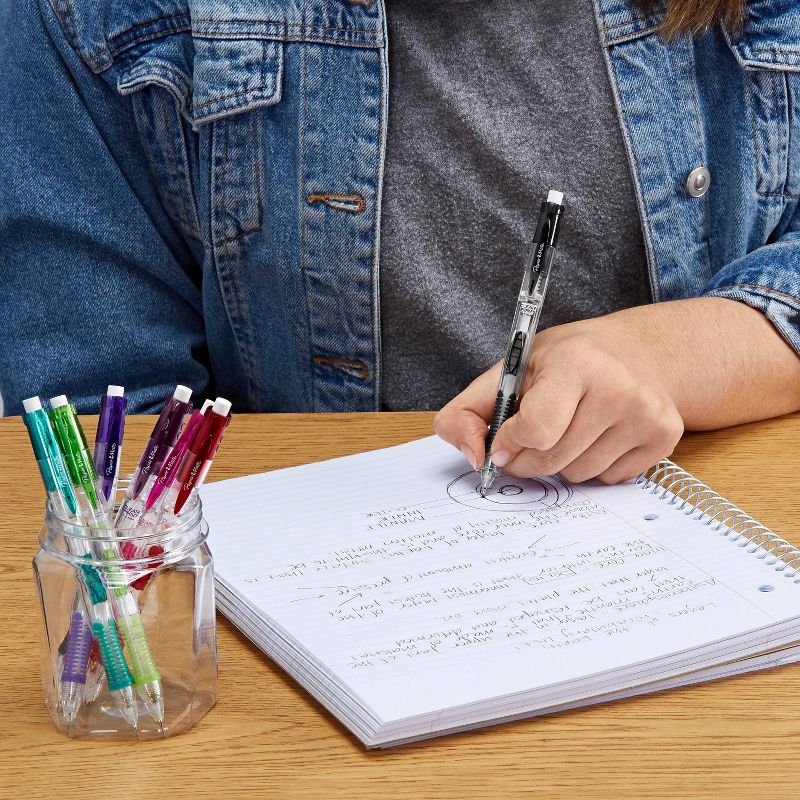 3pk #2 Mechanical Pencils with Lead/Eraser Refill ClearPoint Black Barrels .7mm - PaperMate