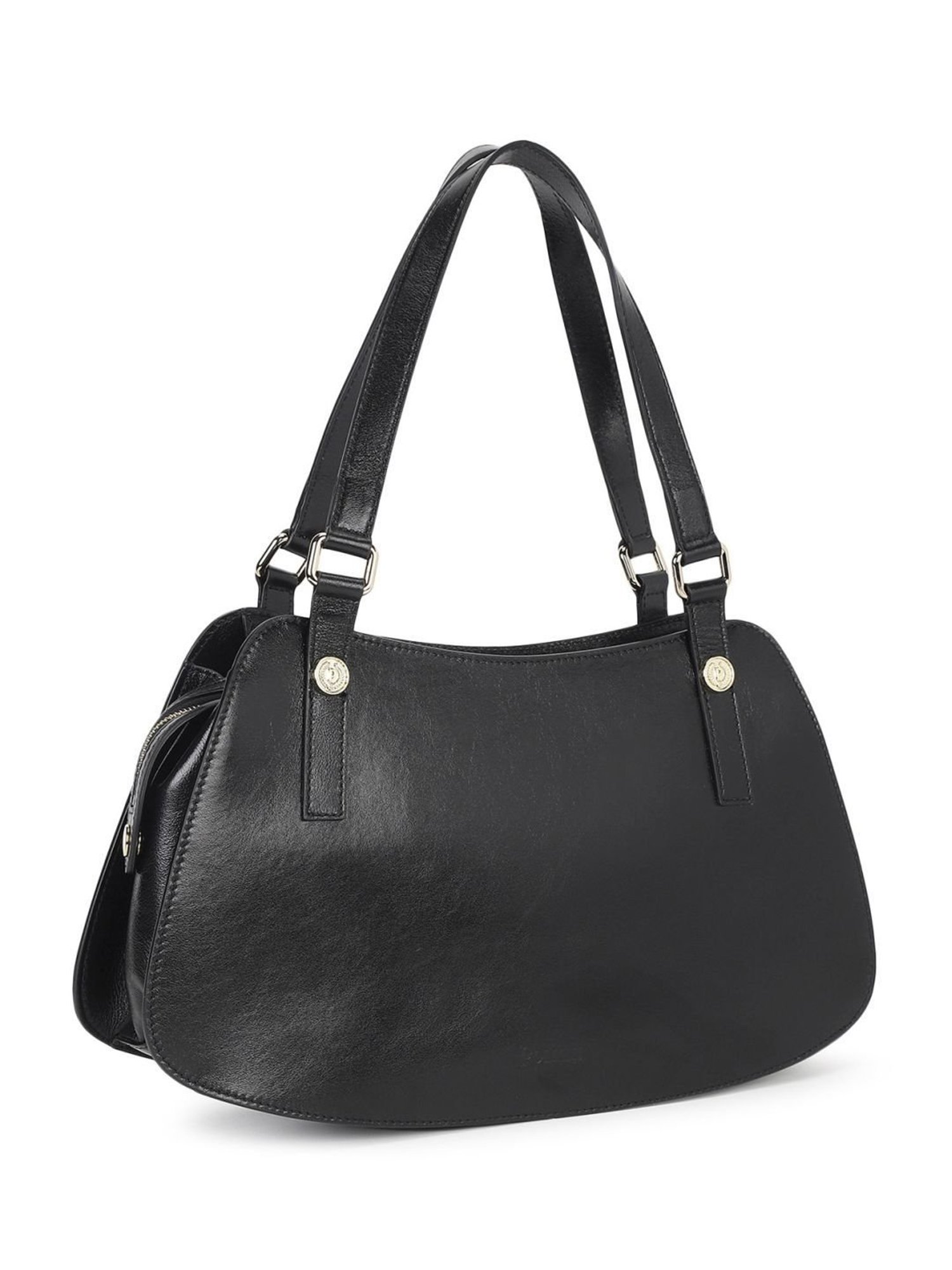 Pollini Black DAYTONA Large Hobo Bag