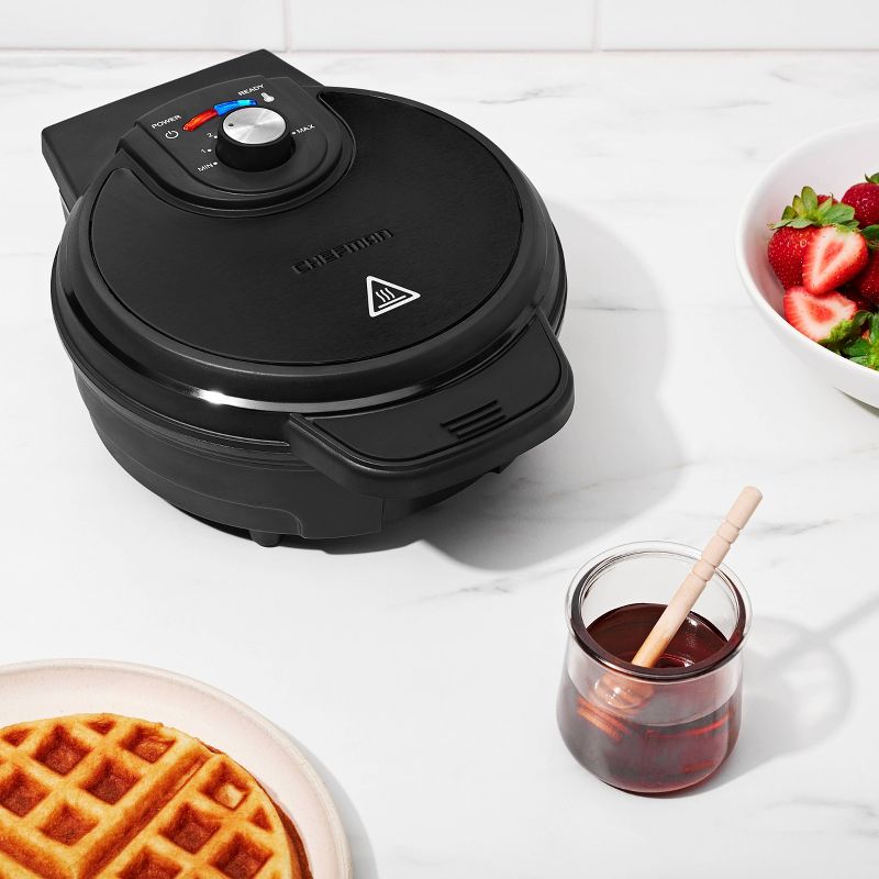 ChefChoice Five of Hearts Waffle Maker - Black