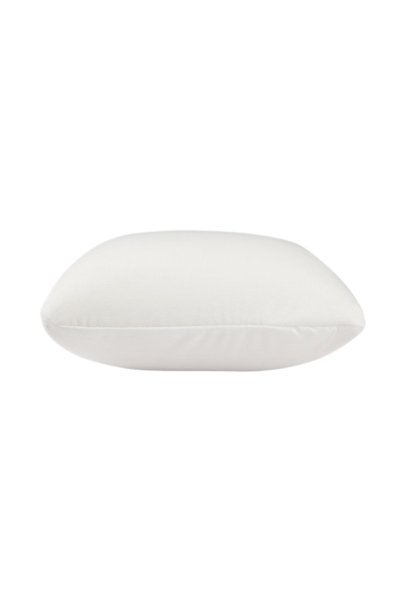 The White Willow White Solid Memory Foam Cushion - Set of 1