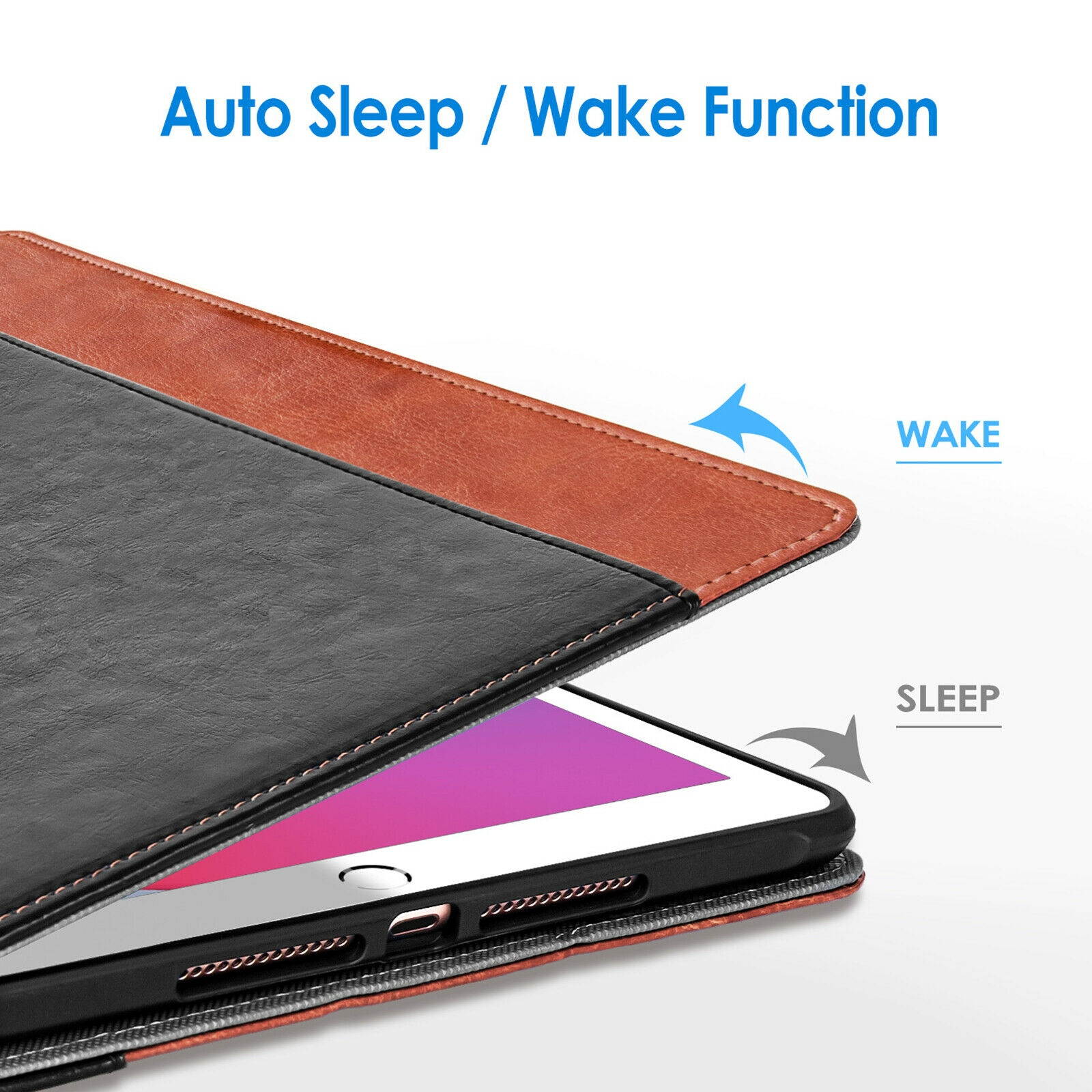 JETech Case for New iPad 8th/7th Gen 2020/2019 10.2-Inch with Pencil Holder