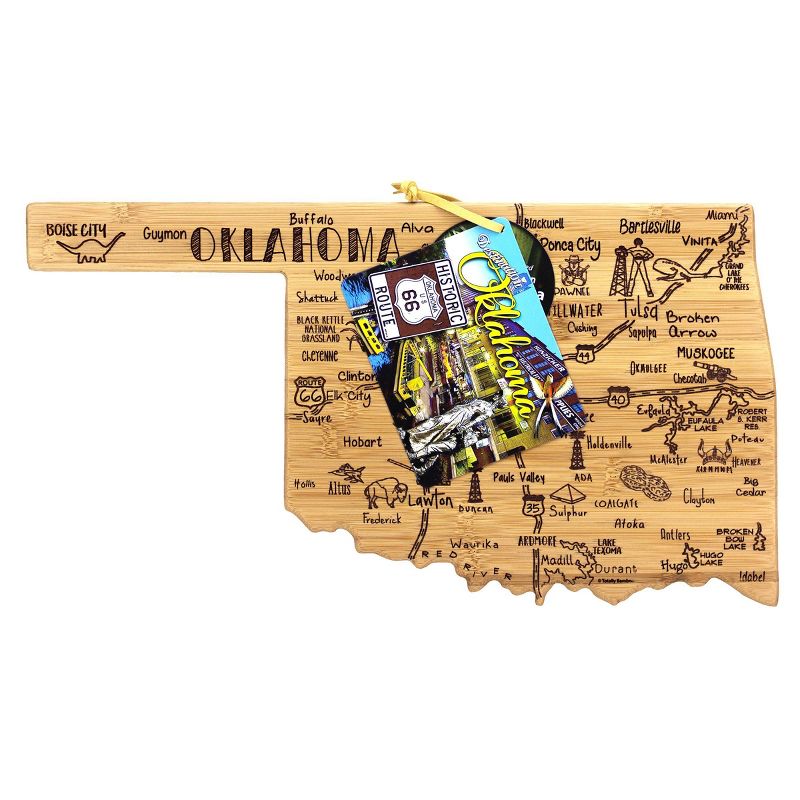Totally Bamboo Destination Oklahoma Serving and Cutting Board