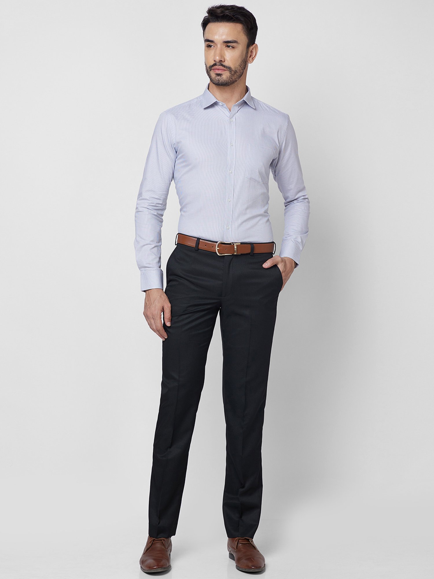 Arrow Sport Dark Green Cotton Slim Fit Shirt