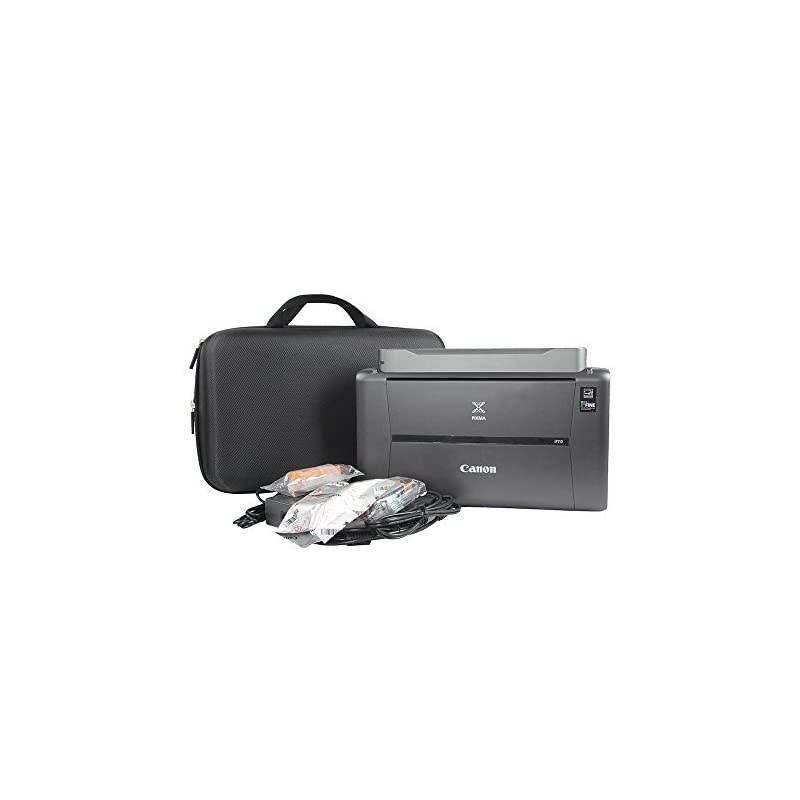 Hard Travel Case Fits Canon PIXMA TR150 iP110 Wireless Mobile Printer with Battery