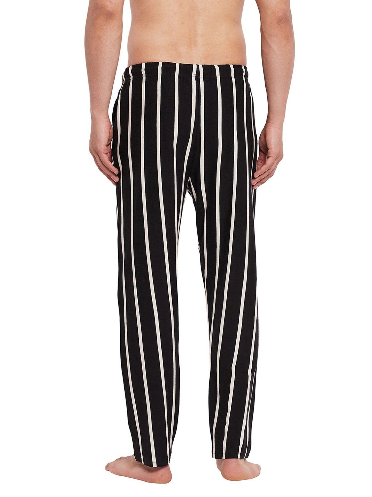 Hypernation Black & Ecru Striped Pyjamas