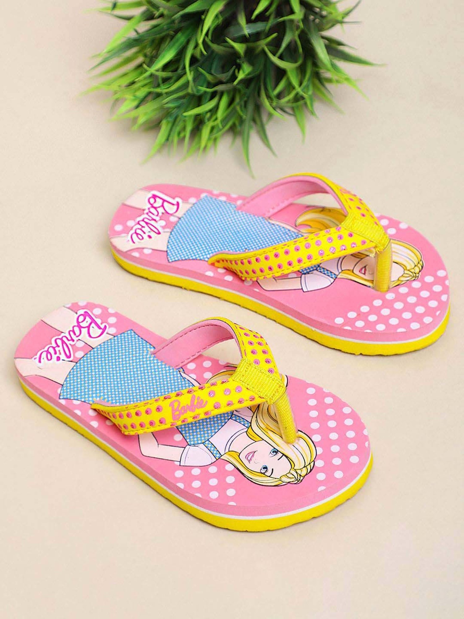 Passion Petals Kids Pink Sling Back Clogs