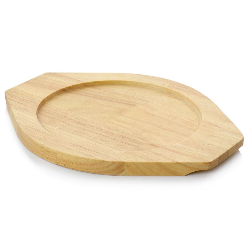 Calvary Nonstick Cast Iron Au Gratin Pan with Wooden Base Set