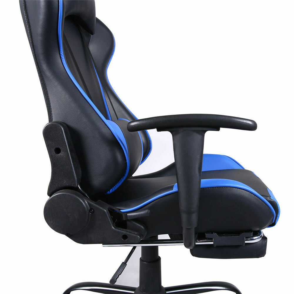 High Back Racing Style Gaming Chair Reclining Office Executive Task Computer New