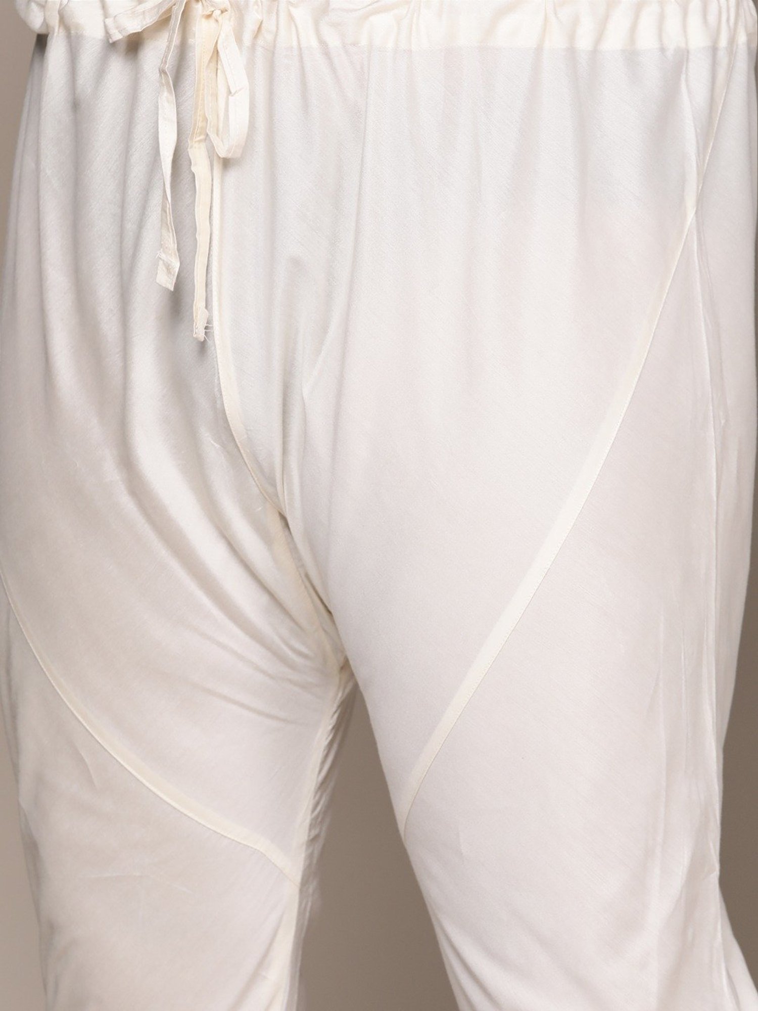 KISAH PLUS Green & White Regular Fit Kurta Set With Jacket