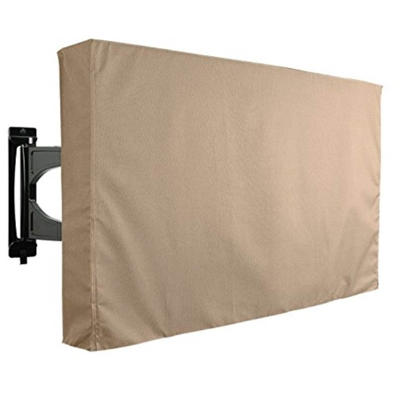 Outdoor TV Cover, Brown Universal Weatherproof Protector for 22''  24'' TV