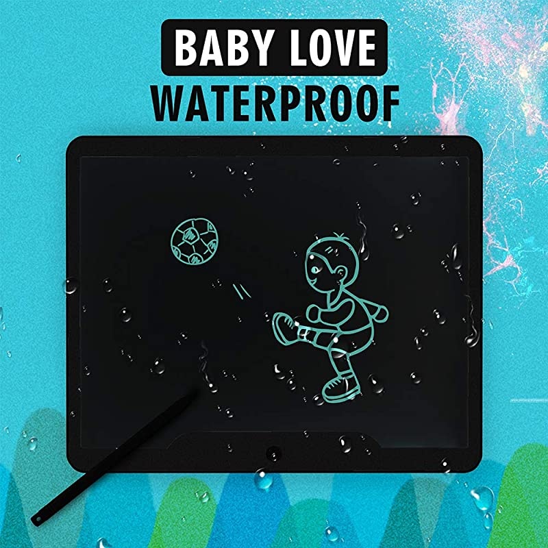 15 inch LCD Writing Tablet,  Office Electronic Blackboard Digital Memo Notepad Handwriting Tablet, Paperless Message/Drawing Board for 3 Years+, Black