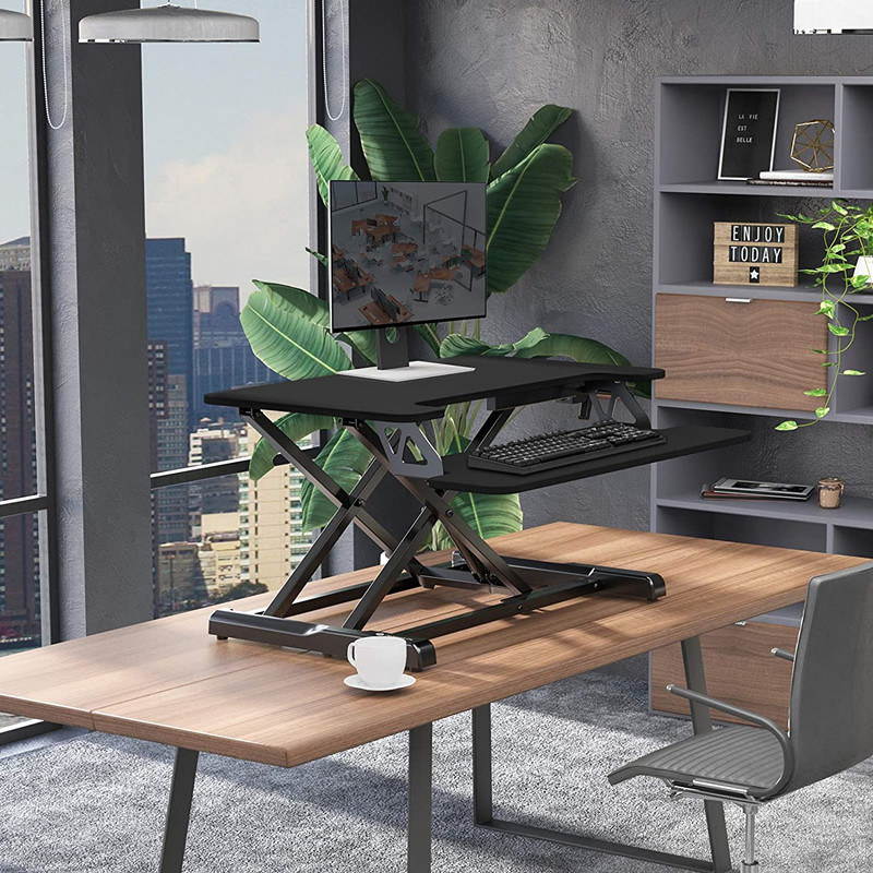 Computer Lifting Table,Standing Desk Converter Stand Up Desk Riser, Height Adjustable Ergonomic Tabletop Workstation Riser