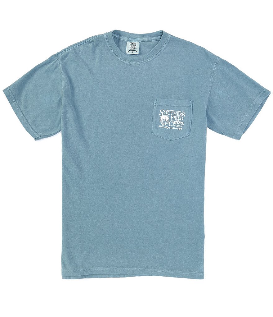 Southern Fried Cotton Men's Piper Short-Sleeve Pocket Graphic Tee