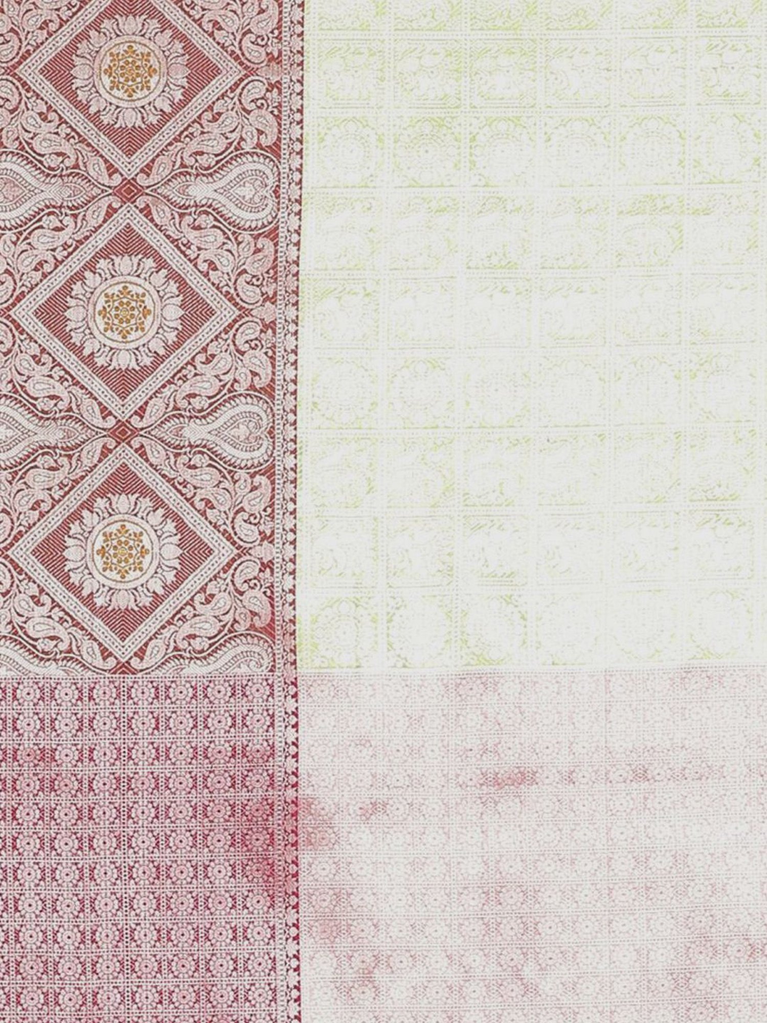 Banarasi Silk Works Green Woven Saree With Unstitched Blouse