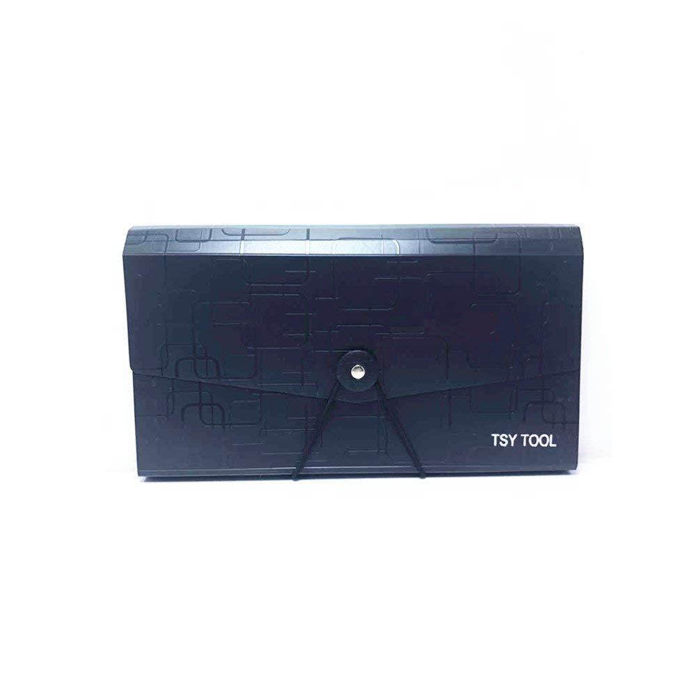 Pack of 4 Expandable File Folder,10"x5.5" Portable Accordion Document Pocket, Office Desk Organizer-13 Pockets,for Receipts, Coupons and Tickets, Check Size Water Resistant-Assorted Color