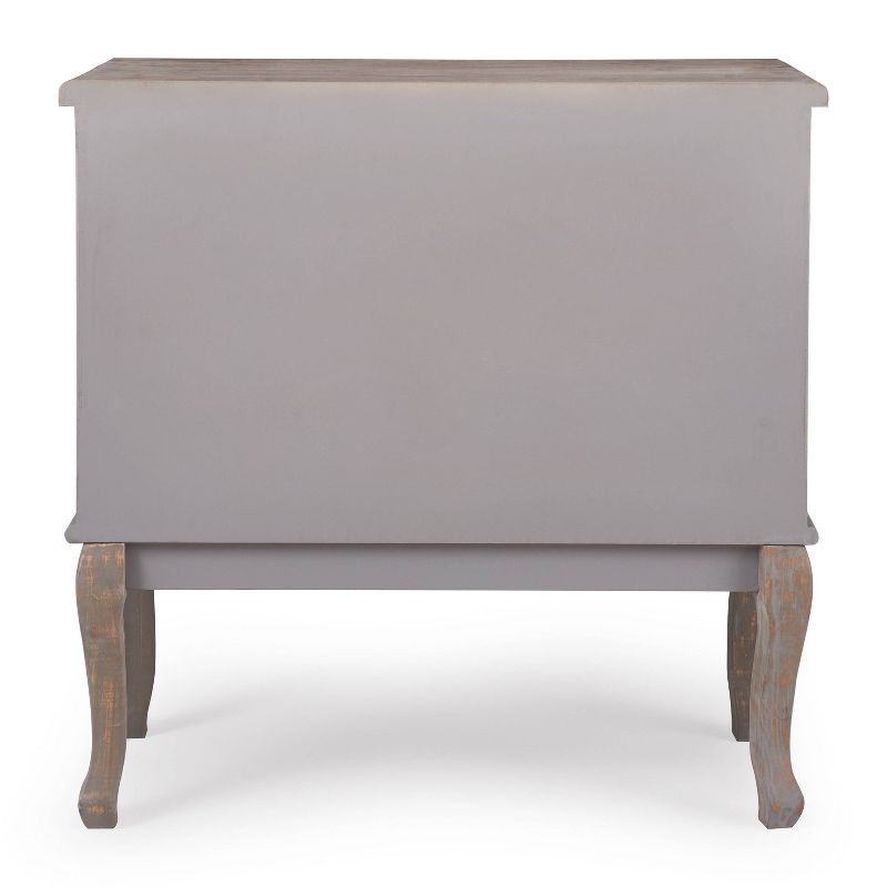 Thomas 3 Drawer Chest Gray - ClickDecor