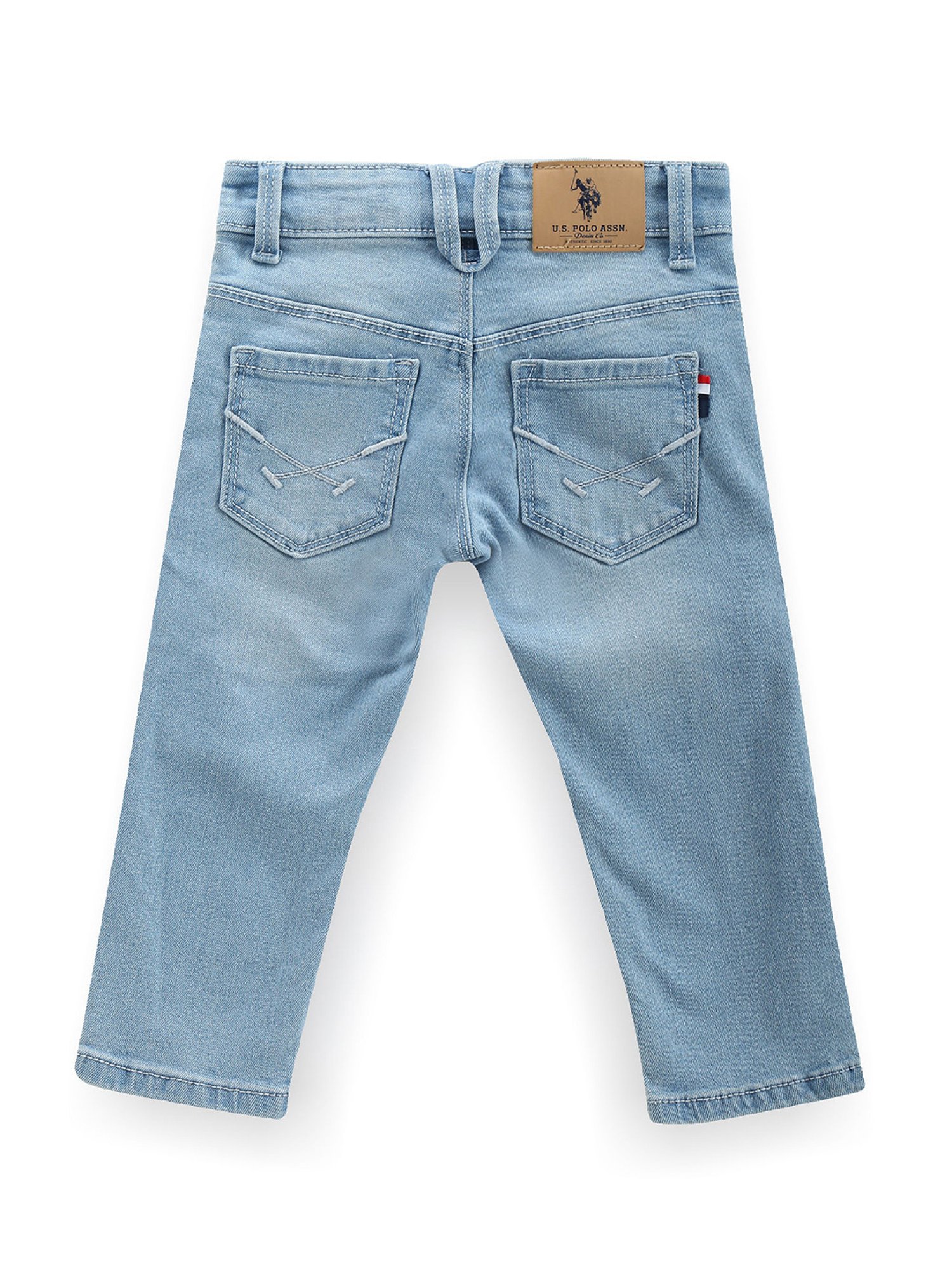 U.S. Polo Assn. Boys Blue Solid Jeans
