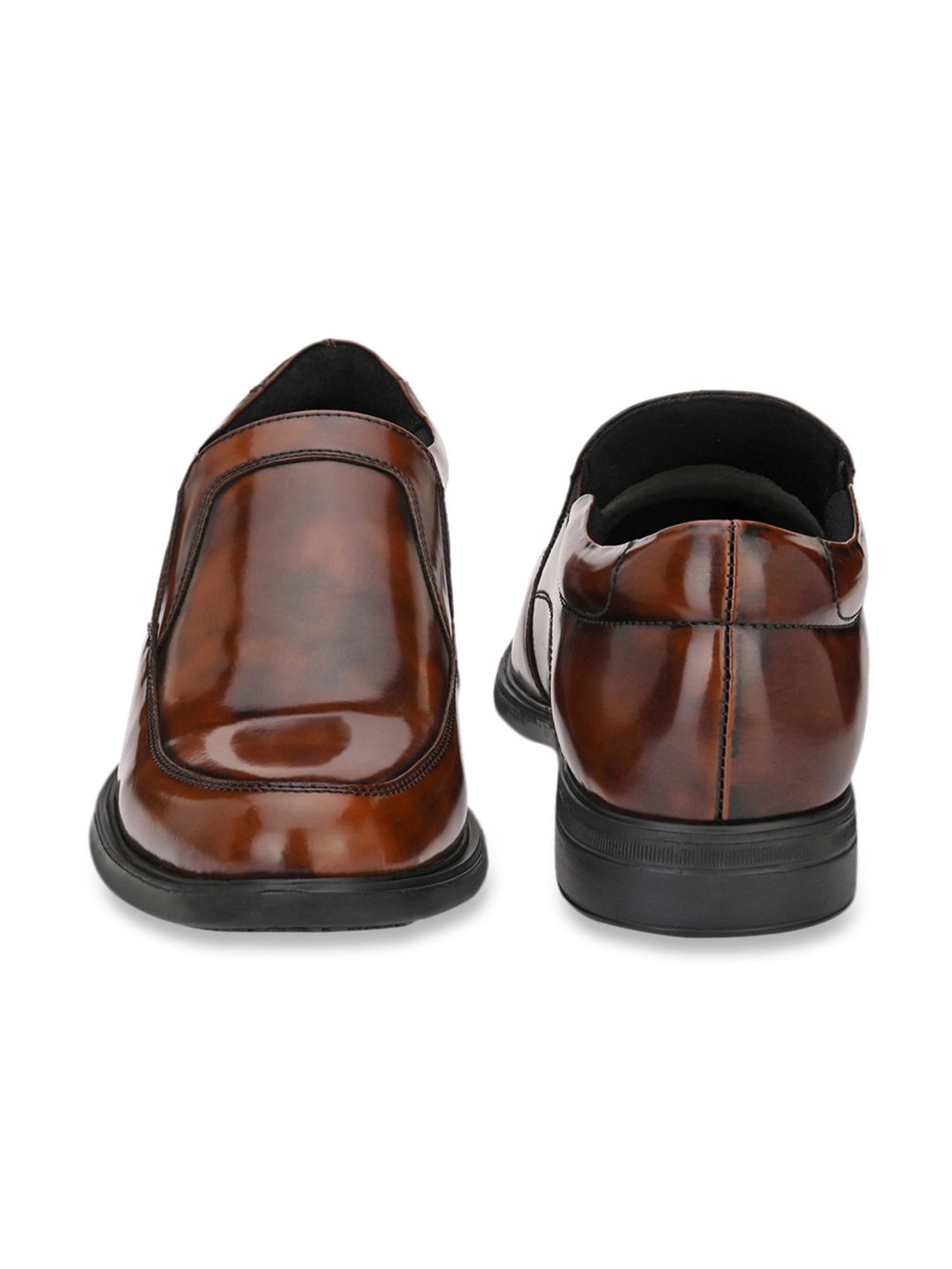 Delize Men's Brown Formal Slip-Ons
