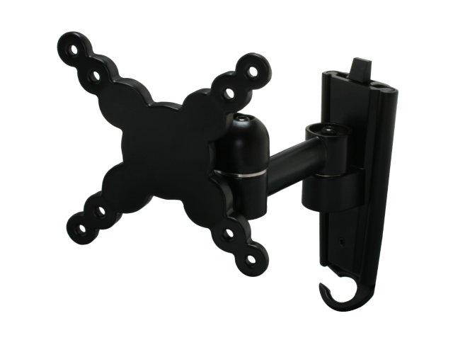 Rosewill RMS-MS2740 - 13" - 24" LCD LED TV Tilt & Swivel Wall Mount - Max. Load 40 lbs., Television, VESA Up to 100x100mm, Black, Compatible with Samsung, Vizio, Sony, Panasonic, LG and Toshiba TV