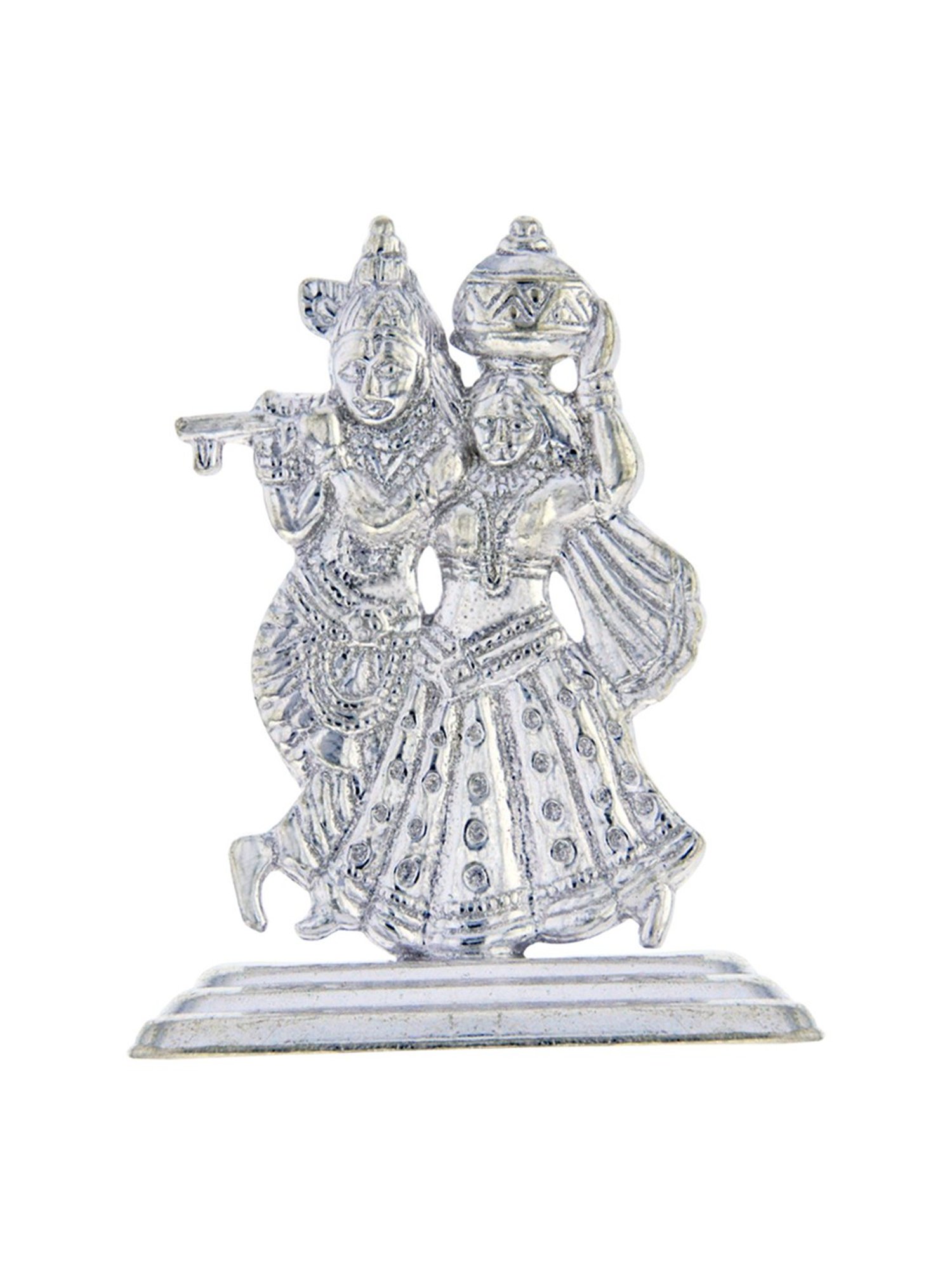 Sri Jagdamba Pearls 0.8 Silver Vishnu Idol