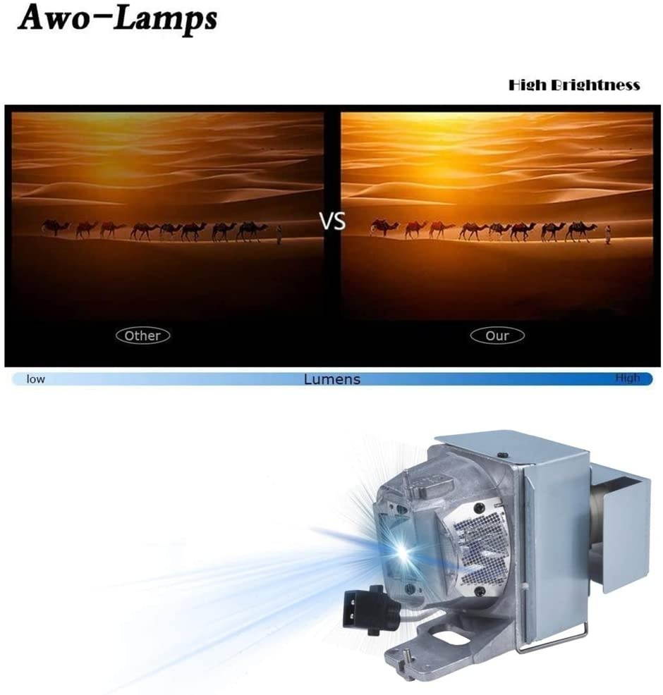 AWO Original Bulb Inside BL-FP240G / SP.7AZ01GC01 Replacement Lamp with Housing for OPTOMA DH350 EH334 EH335 EH336 EH337 HD143X HD144X HD270e HD27e WU335 WU337