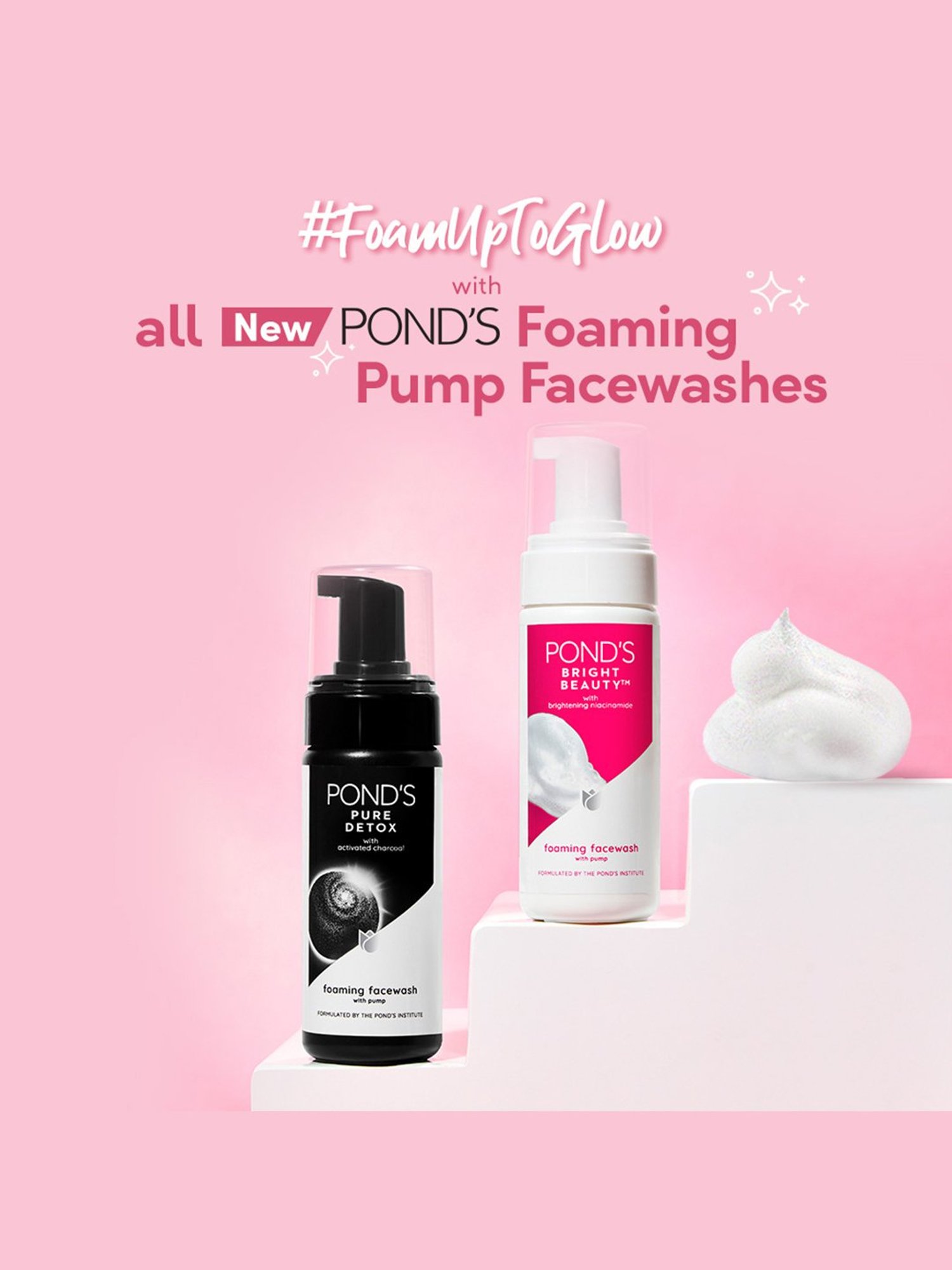 Pond's Bright Beauty Foaming Pump Facewash - 150 ml