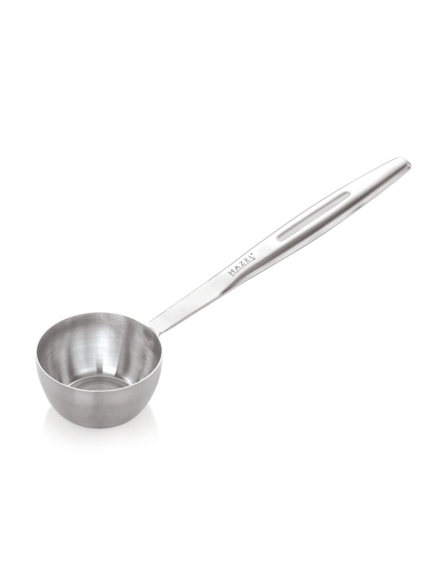 HAZEL Silver Stainless Steel Spatula with Beveled Edge