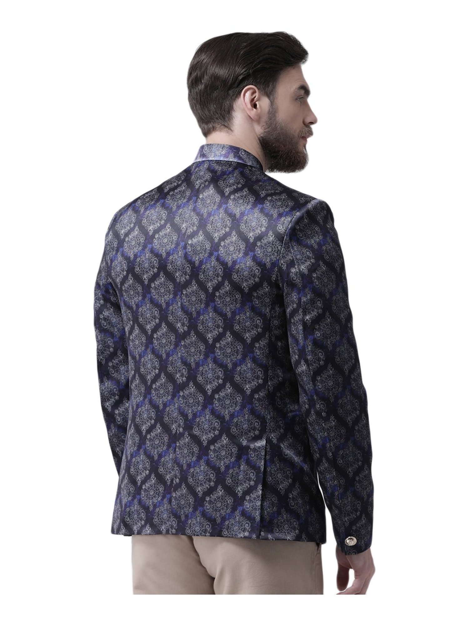 Hang Up Multicolor Regular Fit Printed Blazer