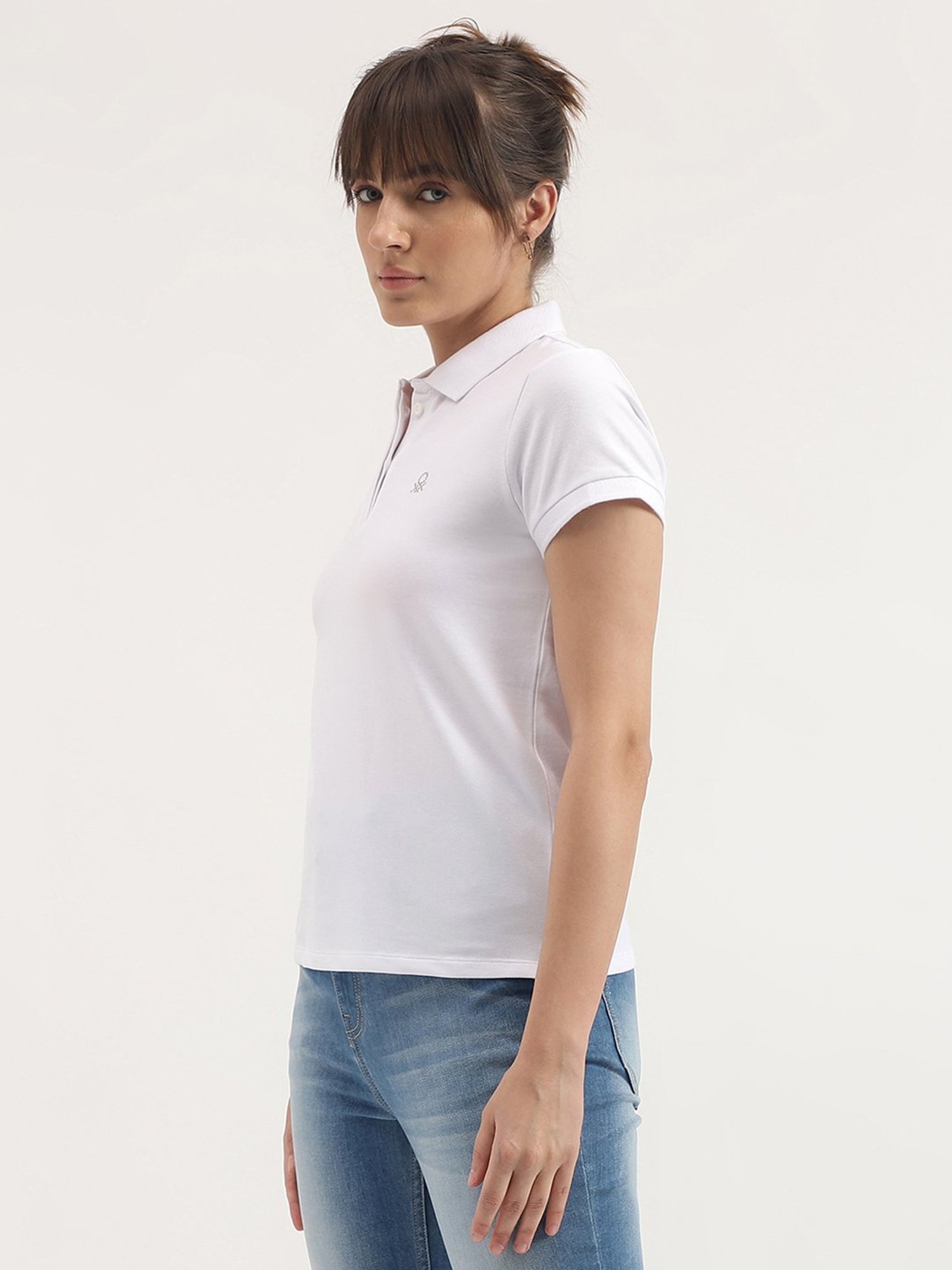 United Colors of Benetton White Polo T-Shirt
