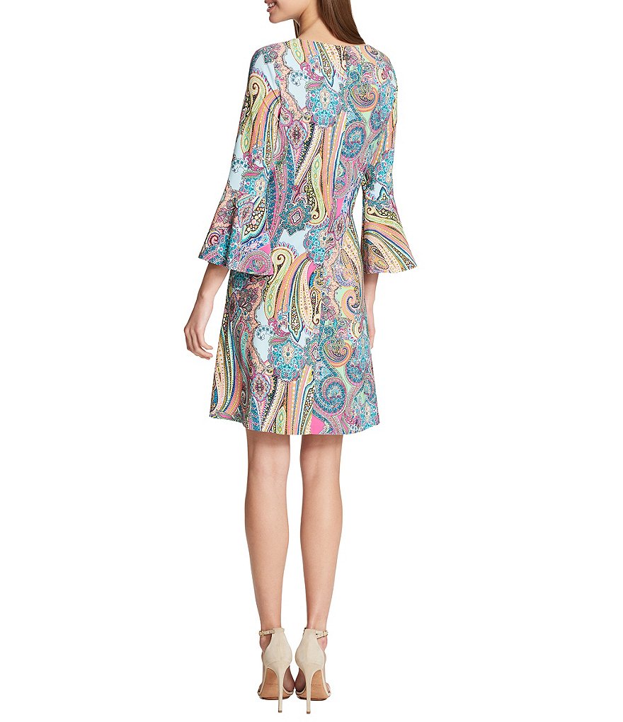 Calvin Klein Sleeveless Round Neck Button Front Sheath Dress