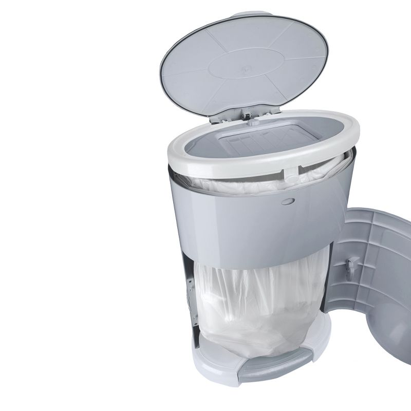 Dekor Classic Hands Free Diaper Pail - Gray