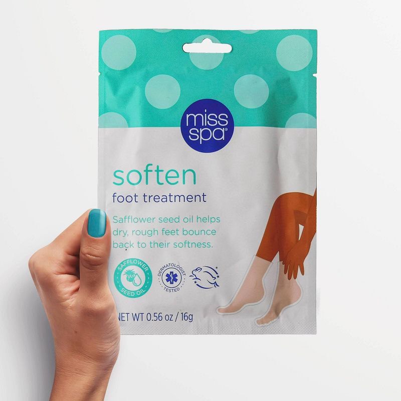 Miss Spa Soften Foot Treatment - 4pk/0.56 fl oz