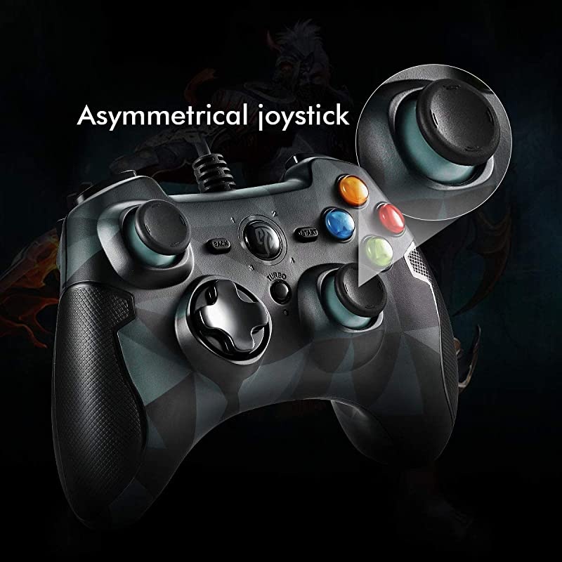 Wired Controller for PS3 PC Gamepads with Vibration Fire Button Range up to 10m Support PCLaptop Android and TV Box CamouflageWired Controller
