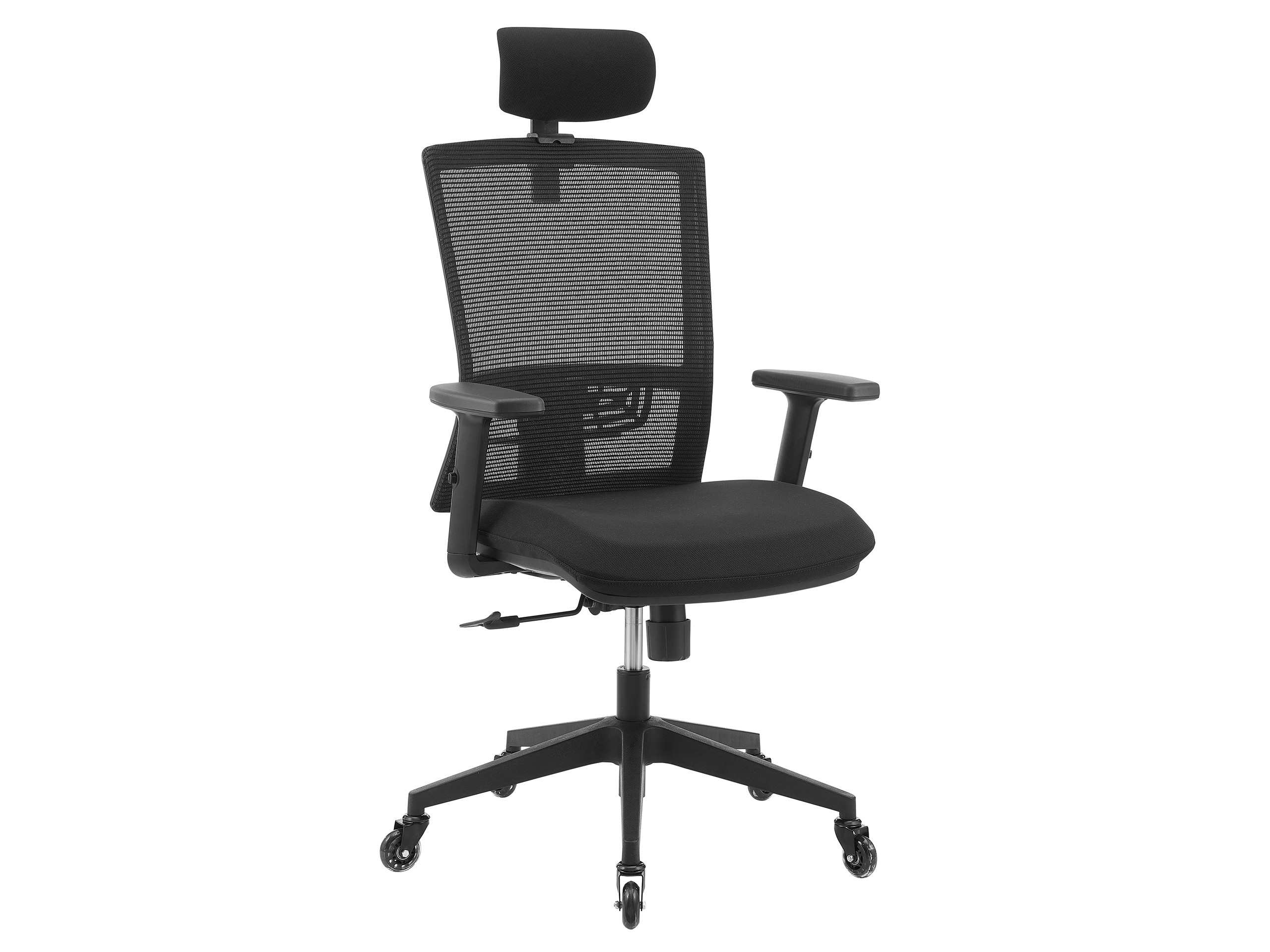 WORKSMYTH Breathable Mesh Ergonomic Office Chair Gaming Chair, Adjustable Headrest Chair Armrest, Lumbar Support and Casters