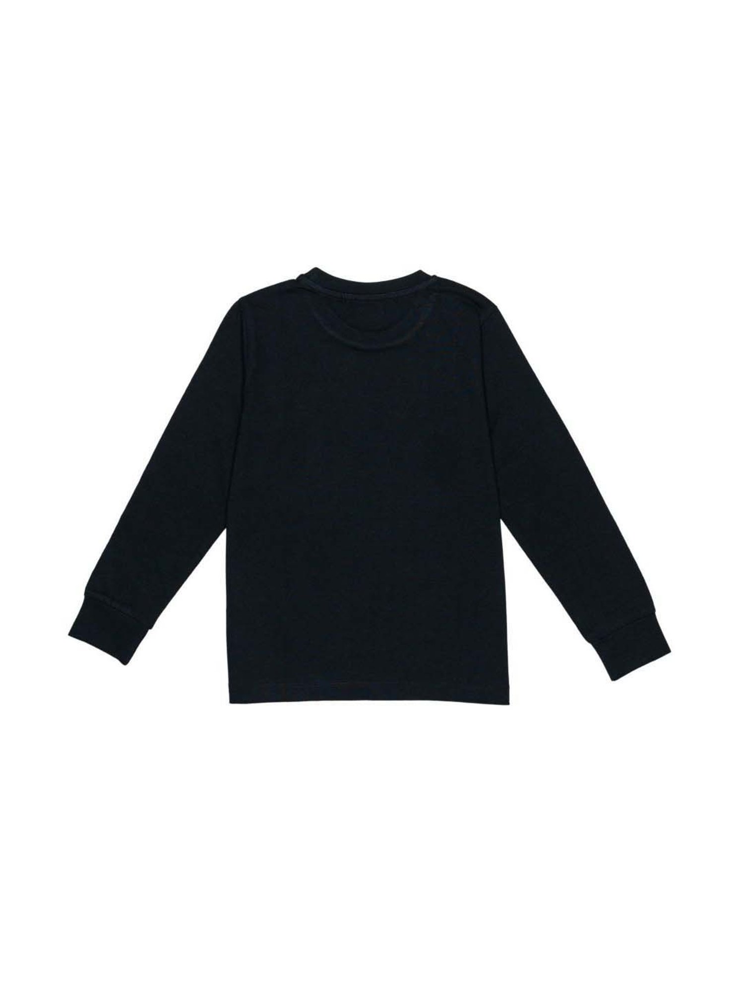 H by Hamleys Kids Black & Yellow Cotton Printed T-Shirt