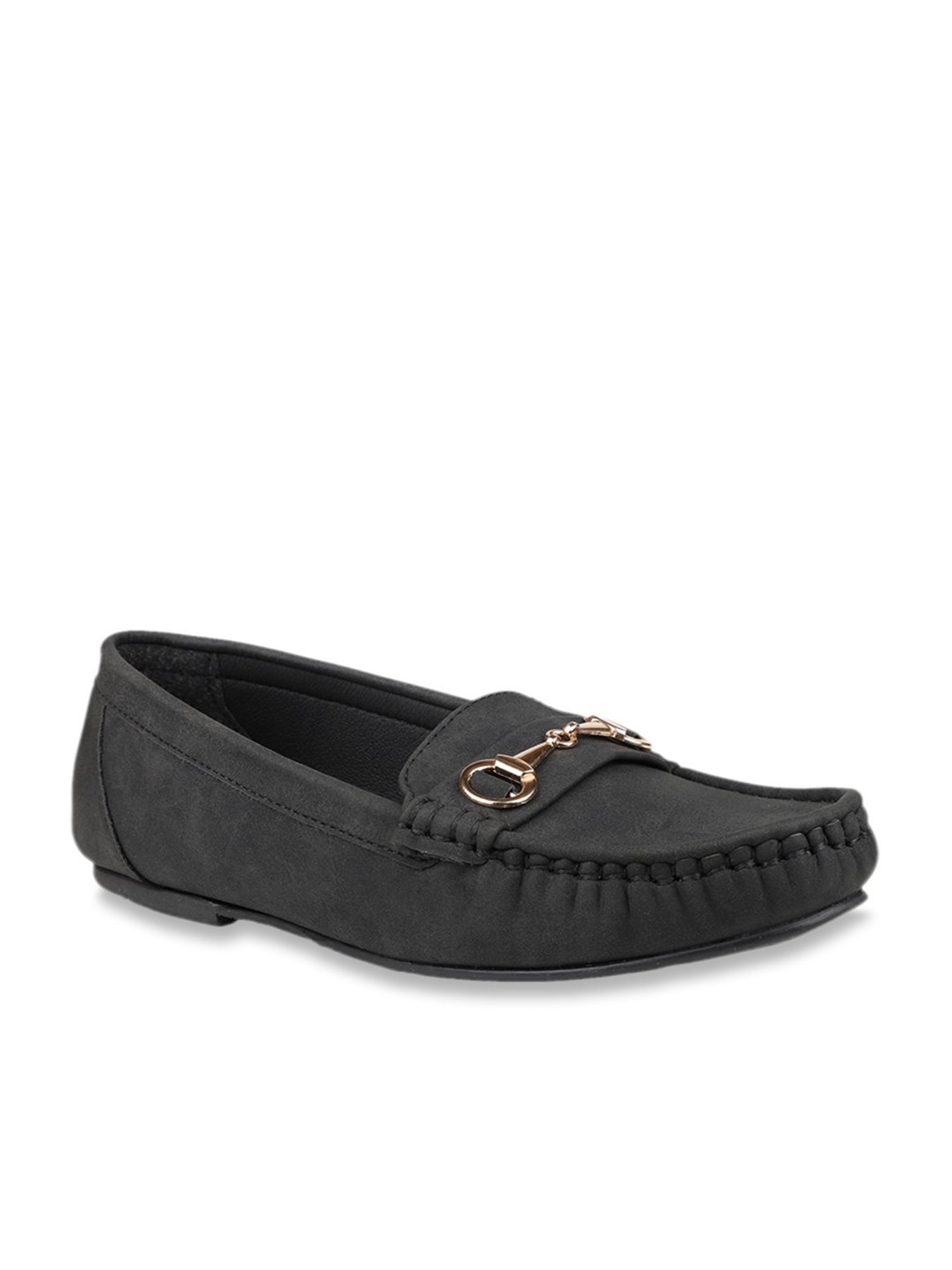 Design Crew Women's Black Casual Loafers